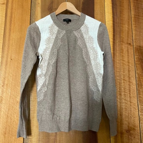 J. Crew Sweaters - Lace detailed sweater